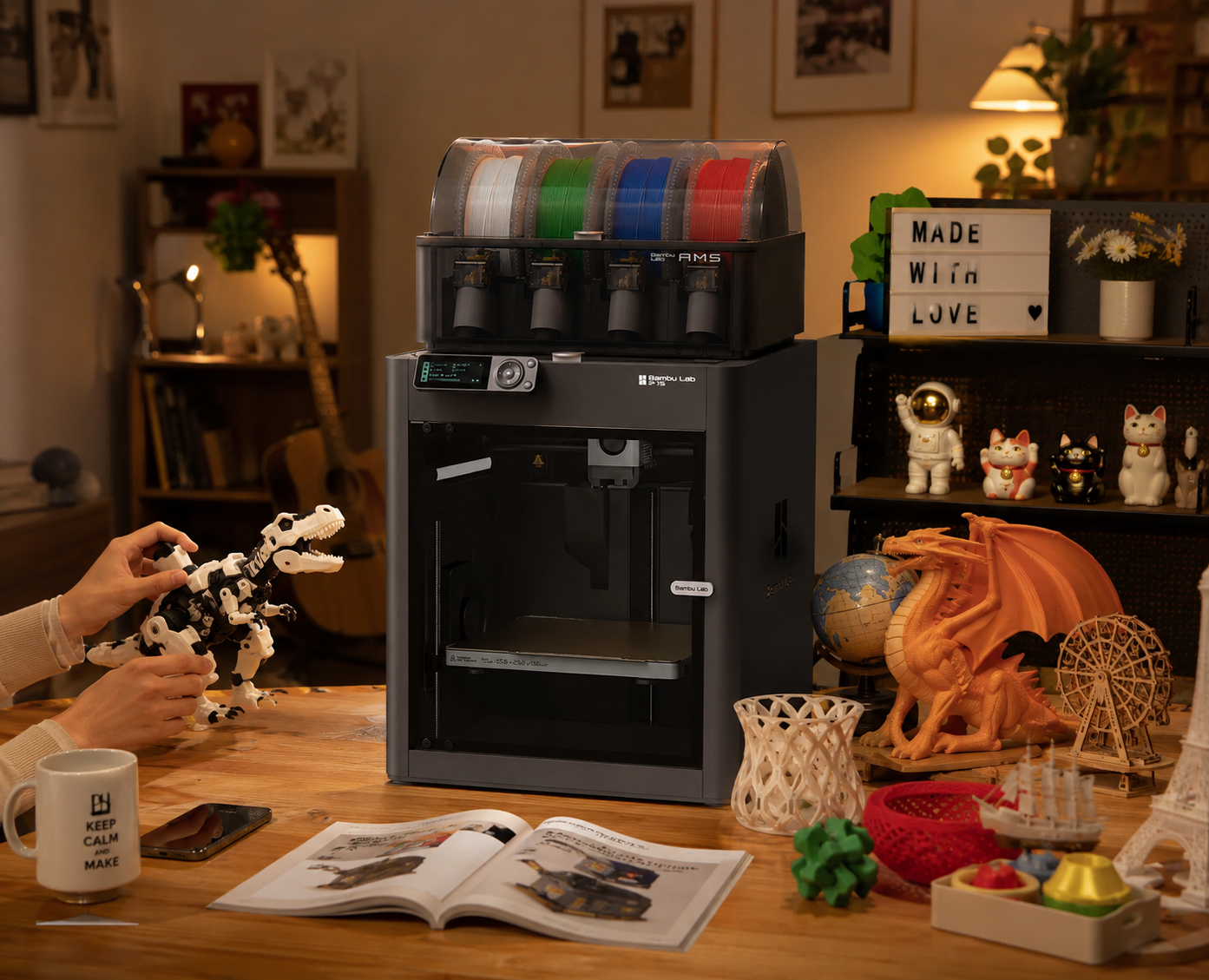 Bambu Lab P1S Combo 3D Printer
